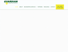 Tablet Screenshot of guardianbookkeepingservices.com